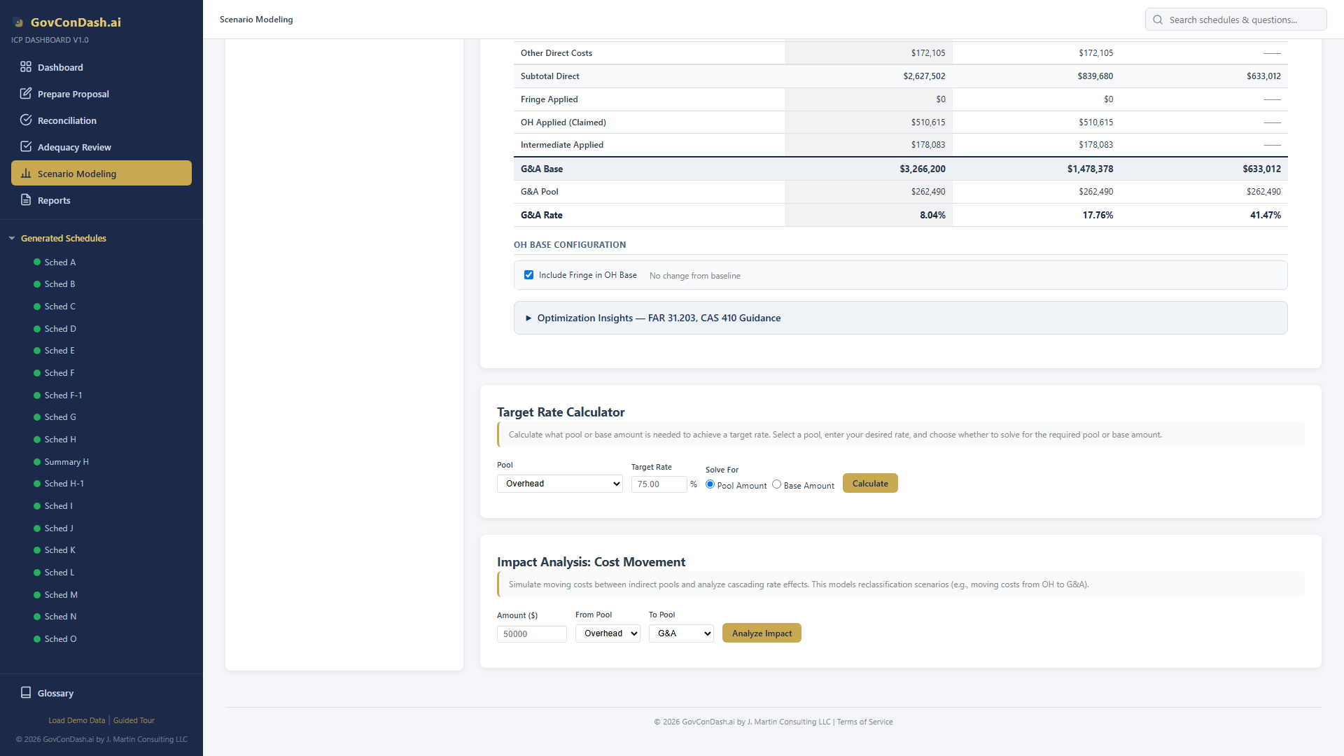 Target rate calculator
